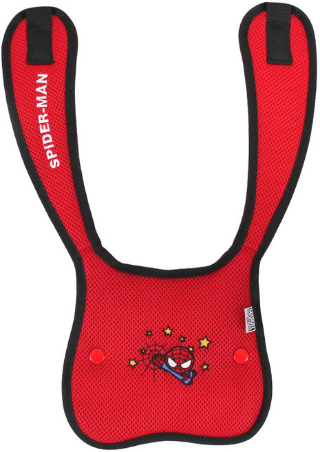 마블 어린이 어깨끈 벨트 위치조절 패드, 스파이더맨, 1개