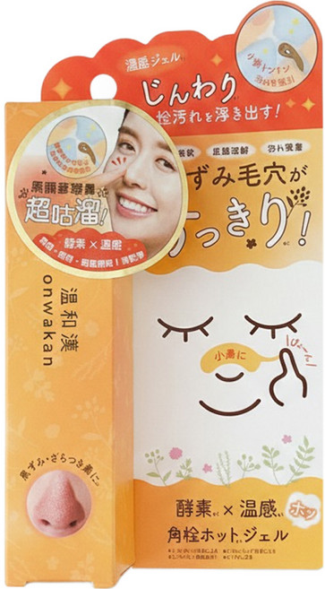 onwakan 溫和漢 淨化黑頭溫感酵素凝膠, 1個, 1個