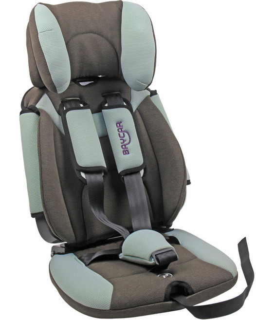 BAYCAR 휴대용 카시트 + 목쿠션 세트, 민트