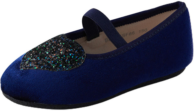 빔보빔바 여아용 뉴하트 플랫슈즈