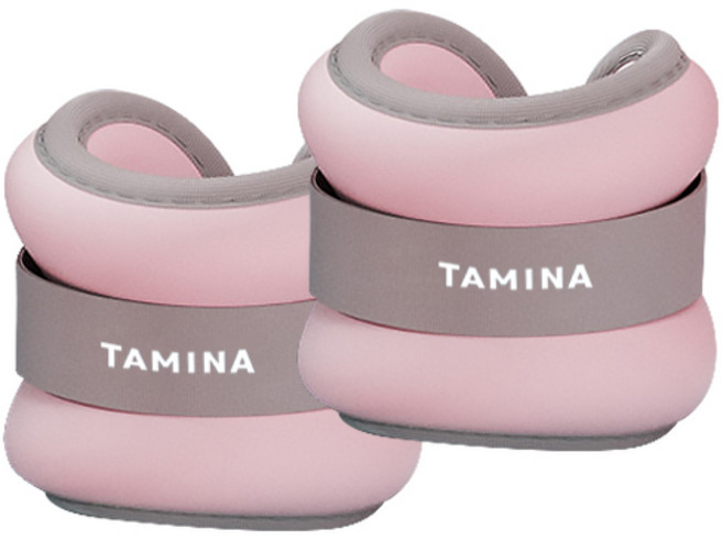 타미나스포츠 모래주머니 중량밴드 2p 세트, 핑크, 1kg