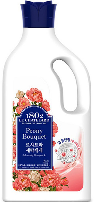 르샤트라1802 피오니부케 액상세제 본품, 1개, 2L
