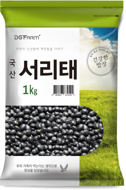 대구농산 건강한밥상 국산 서리태, 1kg, 1개