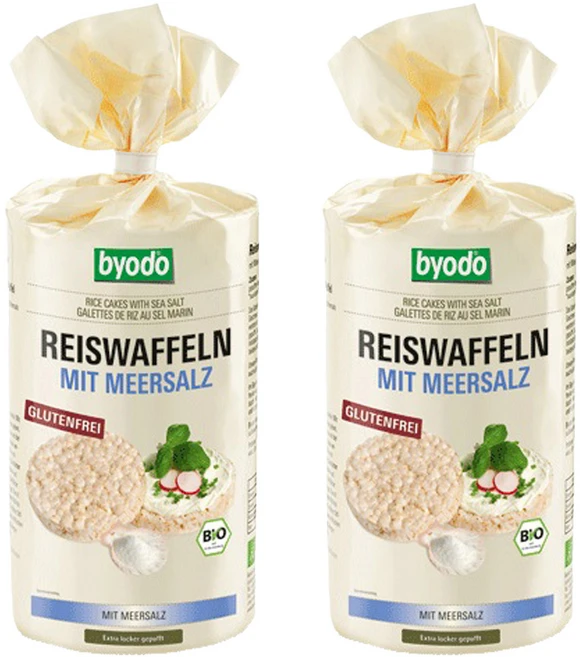 뵤도 유기농 쌀뻥튀기 가염, 2개, 100g - 쿠팡