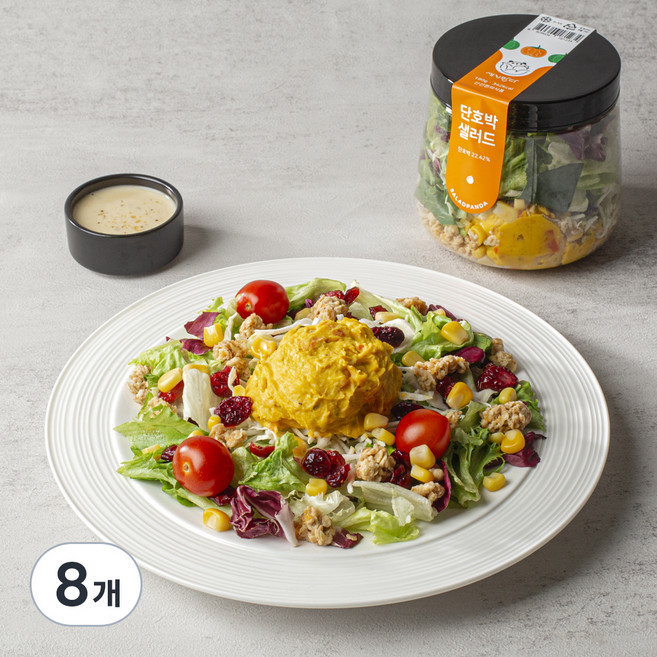 세끼판다 단호박 샐러드, 190g, 8개