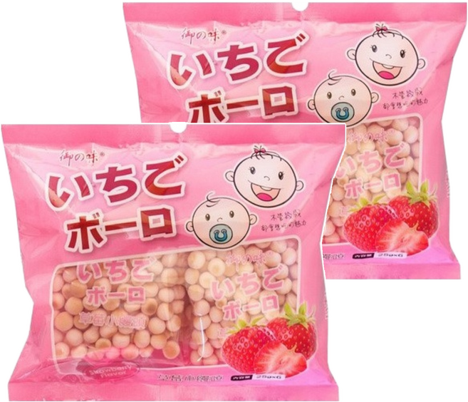 御之味 小饅頭 草莓風味, 150g, 2袋