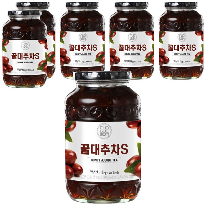 초록원 꿀대추차S, 1kg, 1개입, 6개
