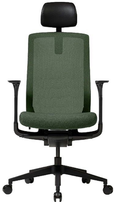 듀오백 메가 컴퓨터 책상 의자 MG-0-C2F 방문설치, 그린