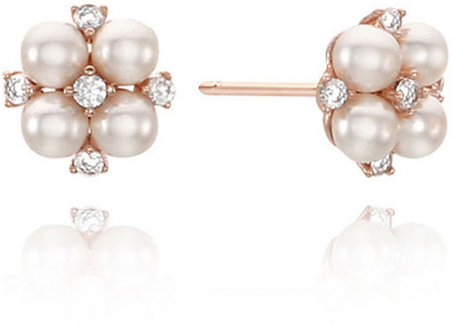 로즈몽 여성용 실버 귀걸이 RC0081 + 케이스 세트 + 쇼핑백