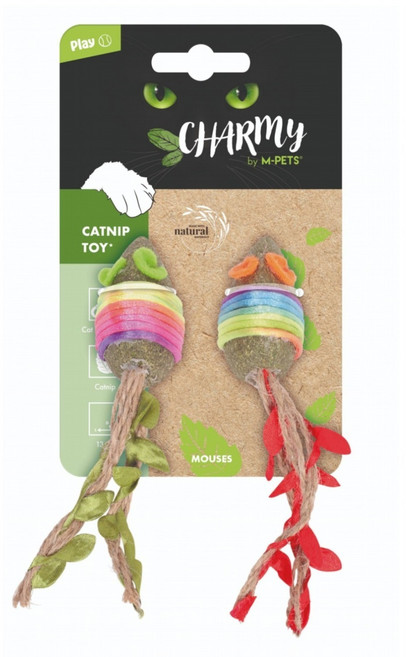 M-PETS 魅力貓玩具 2入組, 小鼠, 1組