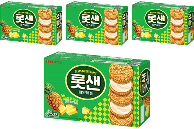 롯데웰푸드 롯데샌드 오리지날, 315g, 4개