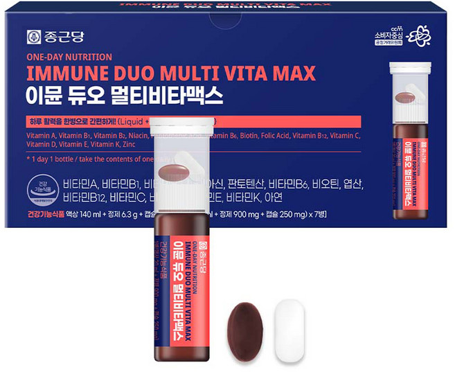 종근당 이뮨 듀오 멀티비타맥스, 7회분, 1개
