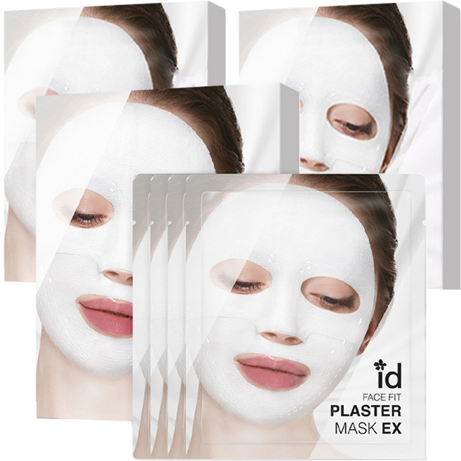 아이디플라코스메틱 페이스핏 플라스터 마스크 이엑스 석고 마스크, 4개입, 3개