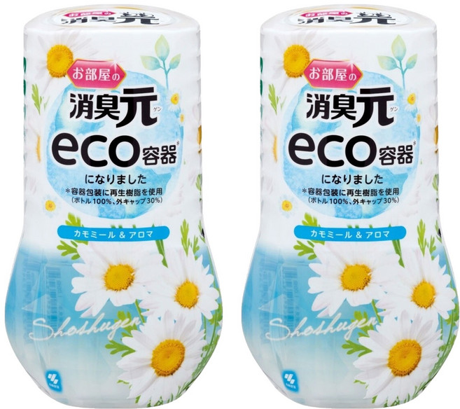 KOBAYASHI 小林製藥 消臭元 室內芳香劑, 洋甘菊, 400ml, 2瓶