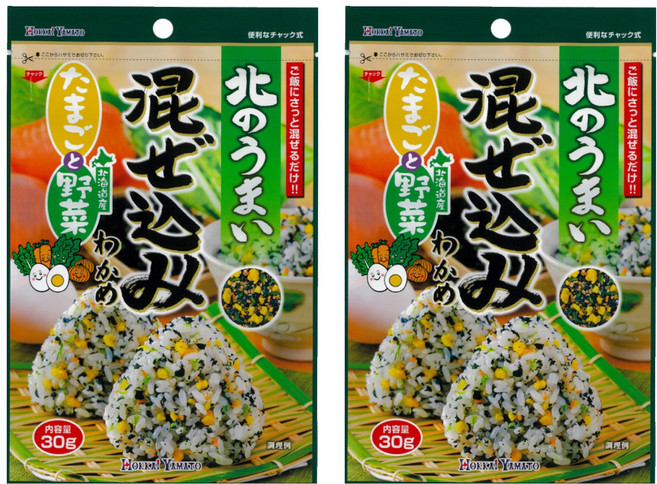 HOKKAI YAMATO 雞蛋蔬菜香鬆, 30g, 2包
