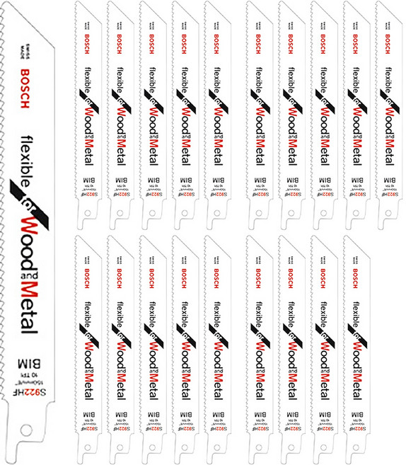 보쉬 목재 철재겸용 컷쏘날 S-922HF, 20개