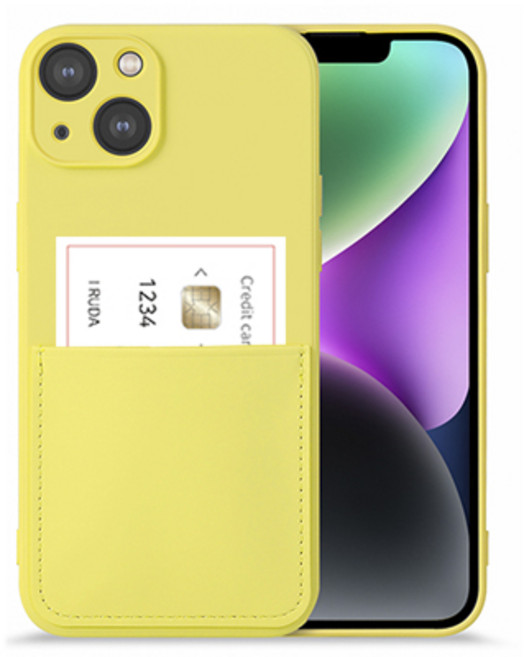 루다 파스텔 실리콘 카드포켓 케이스