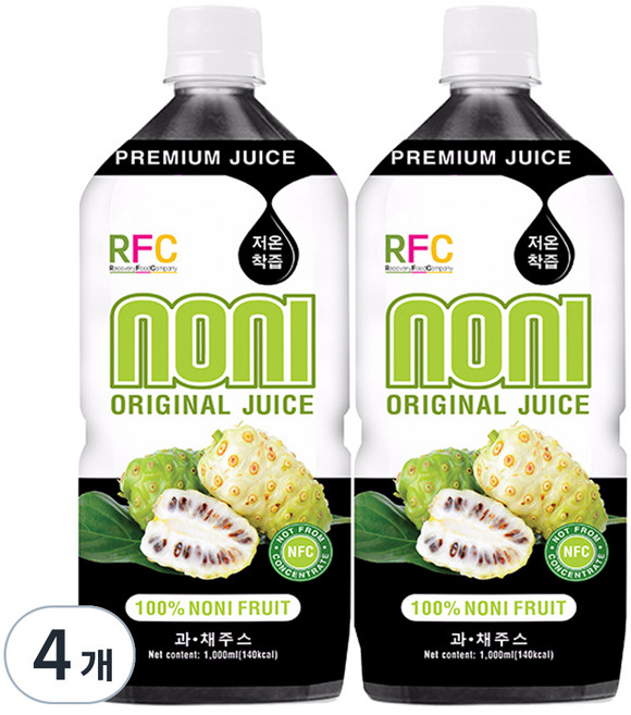 RFC 노니주스 100%, 1L, 4개