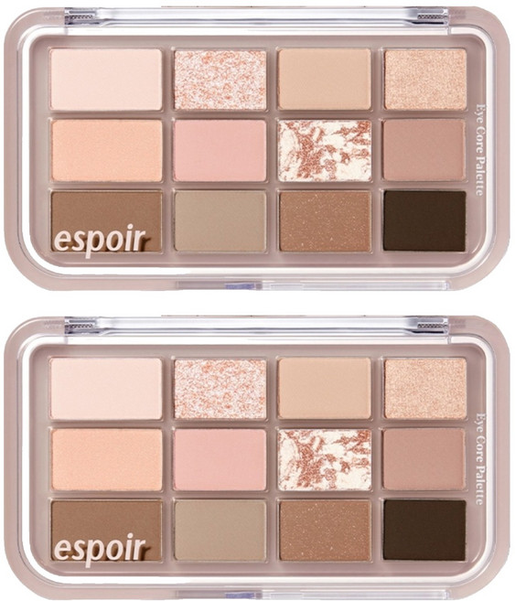 에스쁘아 아이 코어 팔레트, 6호 허니 오트 라떼, 2개