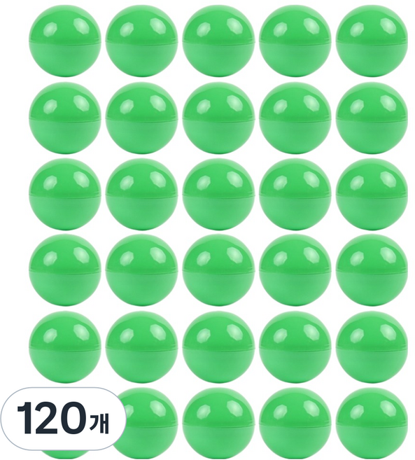 슈퍼쌤 뽑기용 원형 캡슐토이 초록 소, 120개