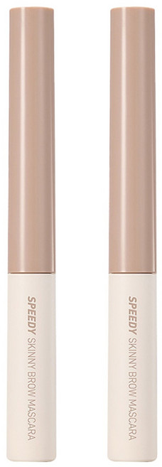 peripera SPEEDY速型極細染眉膏 3g, 09 奶霜灰, 2個