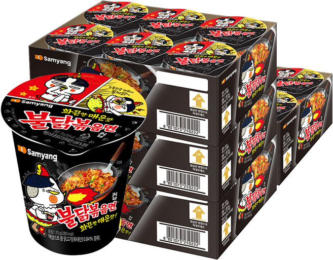 불닭볶음면 소컵 70g, 24개