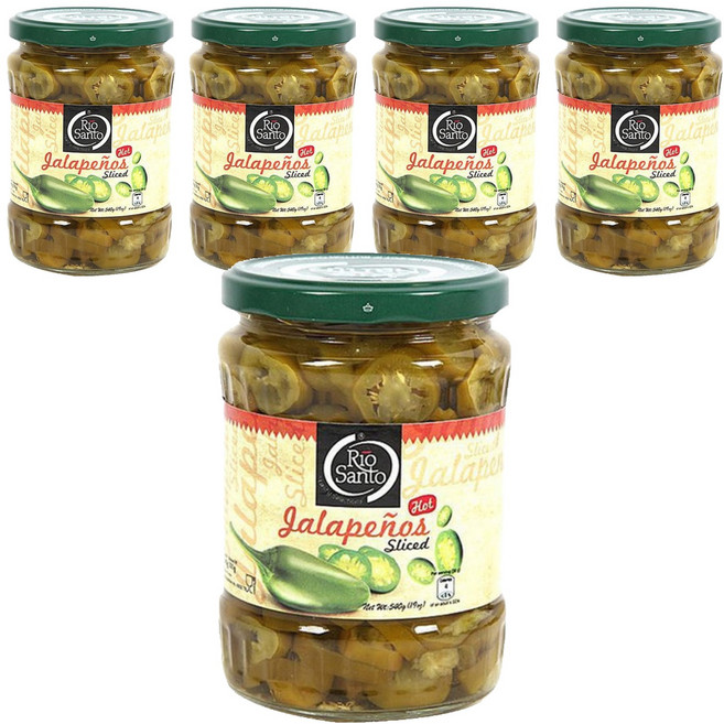 리오산토 할라피뇨 슬라이스, 540g, 5개