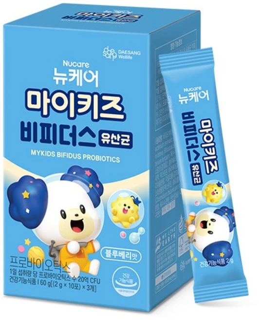 마이키즈 비피더스 유산균 30포, 60g, 1개 - 쿠팡