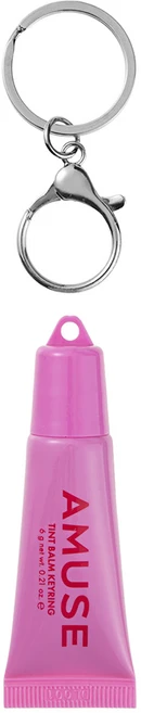 AMUSE 틴트 키링 립밤, 02 해피 걸, 6g, 1개 - 쿠팡