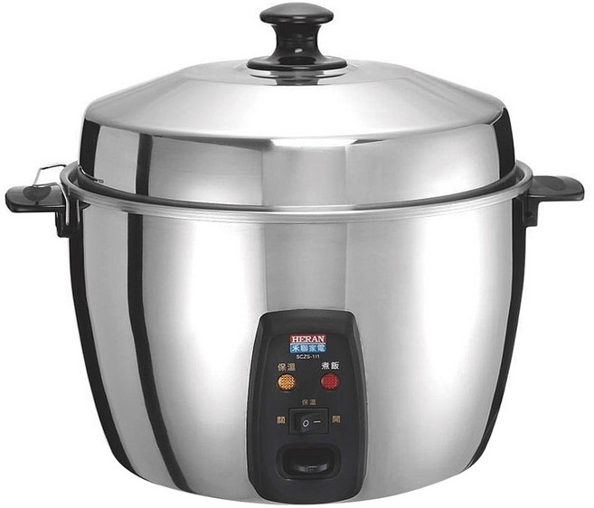 HERAN 禾聯 全機304不鏽鋼電鍋 11人份 3.3kg 2L, SCZS 111