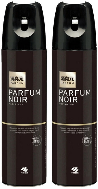 小林製藥 Parfum 消臭元 廁所芳香噴霧, 280ml, 2瓶, 木質清香
