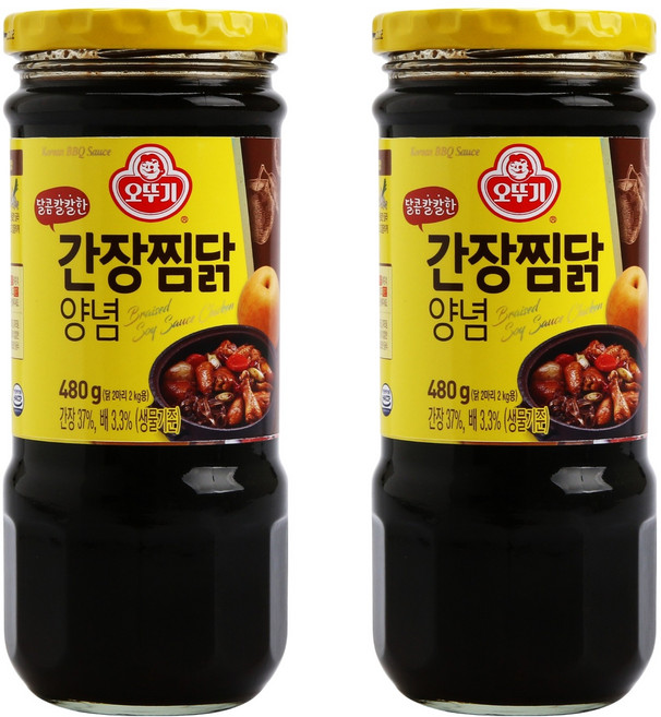 오뚜기 달콤한 간장 찜닭 양념, 480g, 2개