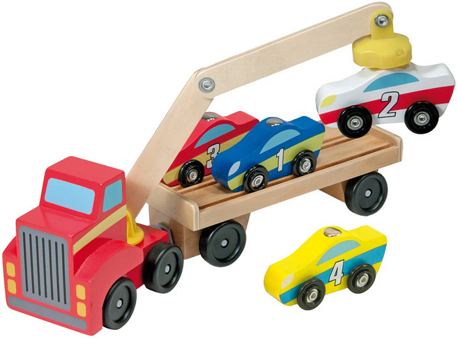 Melissa&Doug 瑪莉莎 交通 磁力吊車, 1組
