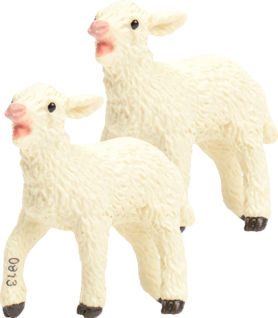 사파리엘티디 233729 새끼양 피규어, 2개