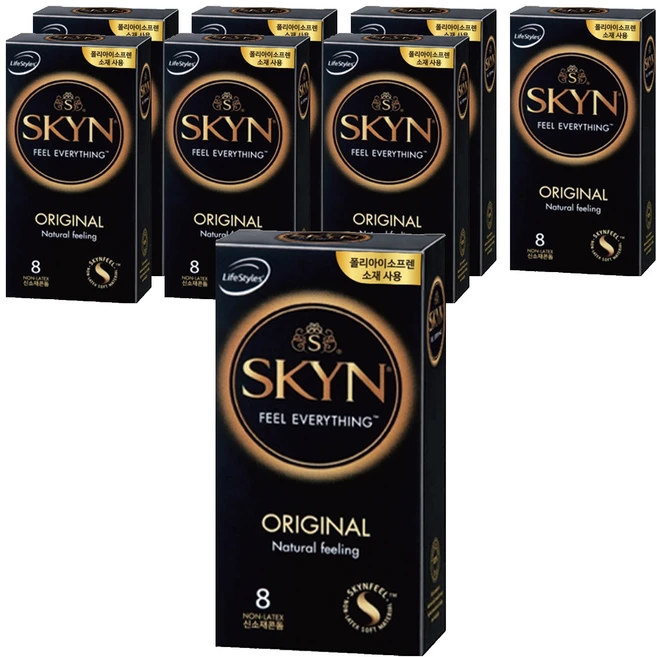 SKYN 라이프스타일 스킨 오리지날 일반형 콘돔, 8개입, 4개 - 쿠팡