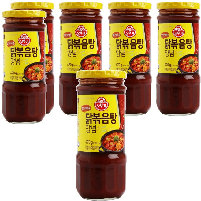 오뚜기 닭볶음탕 양념, 470g, 6개