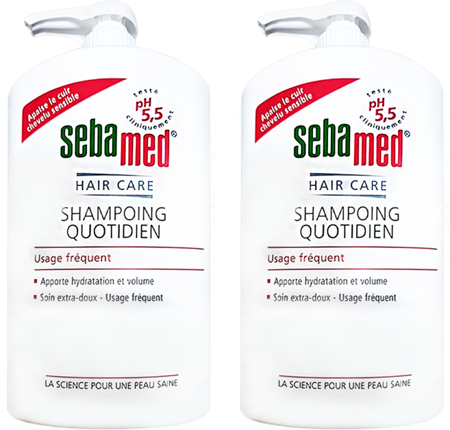 sebamed 施巴 溫和洗髮乳, 1L, 2瓶