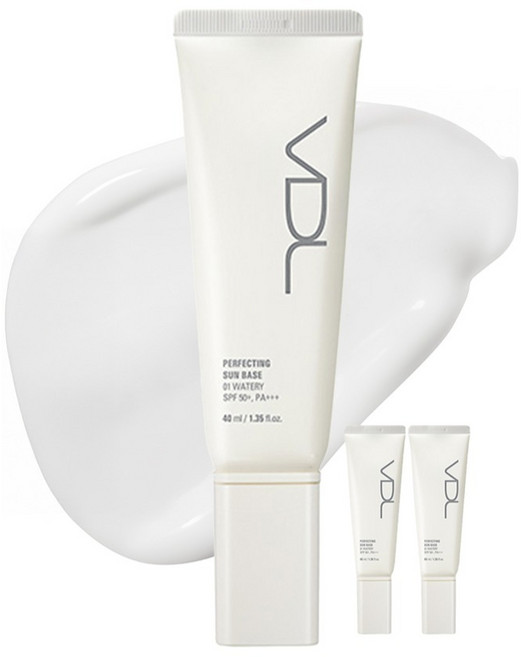 브이디엘 퍼펙팅 선 베이스 40ml, 01 워터리, 3개