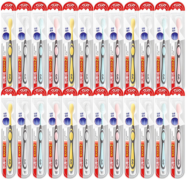 크리오 덴티메이트 시즌2 초극세모 칫솔, 24개입, 1개
