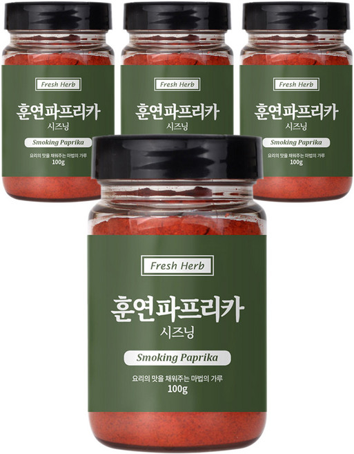 신선약초 훈연 파프리카 시즈닝, 100g, 4개