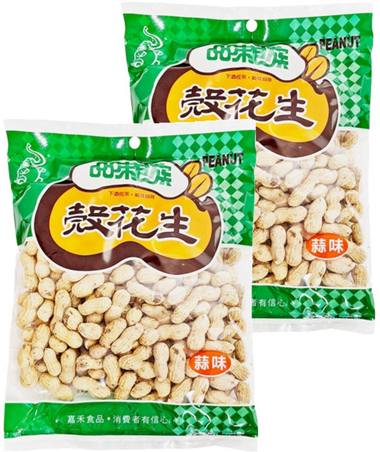 品味食族 大蒜味花生, 400g, 2包