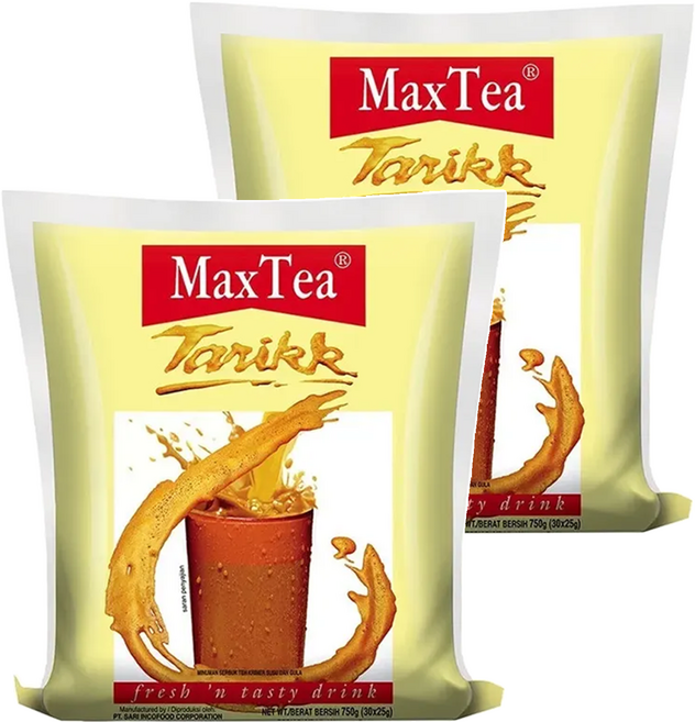 MaxTea 即溶奶茶 香醇厚實, 25g, 30包, 2袋