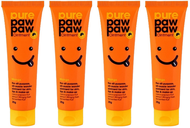 purepawpaw 澳洲神奇萬用木瓜霜, 芒果香, 25g, 4條