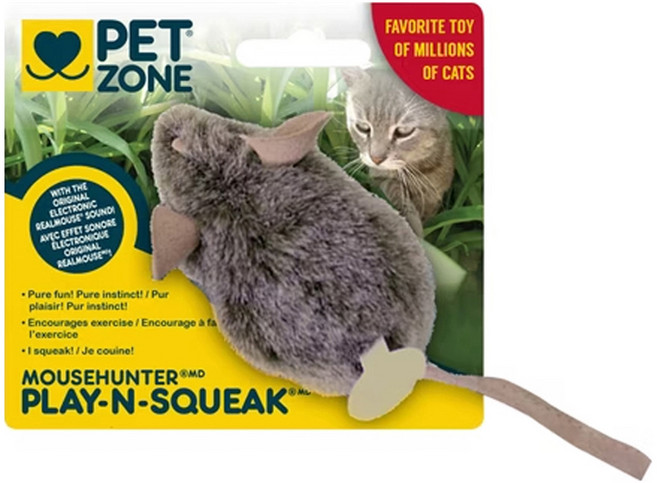 PET ZONE 貓用老鼠貓草包, CP-12618, 1個