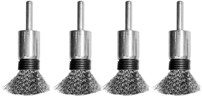 월드크린 녹제거 베이비 브러쉬 스텐 27mm, 4개