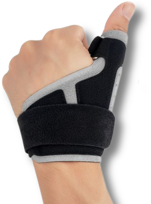 달하트 손목 엄지 손가락 고정 보호대 좌우겸용 블랙, 1개
