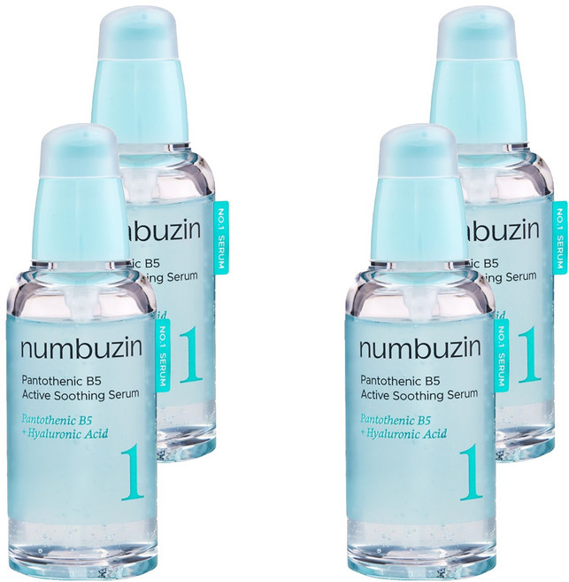 넘버즈인 1번 판토텐산 액티브업 수딩세럼, 50ml, 4개
