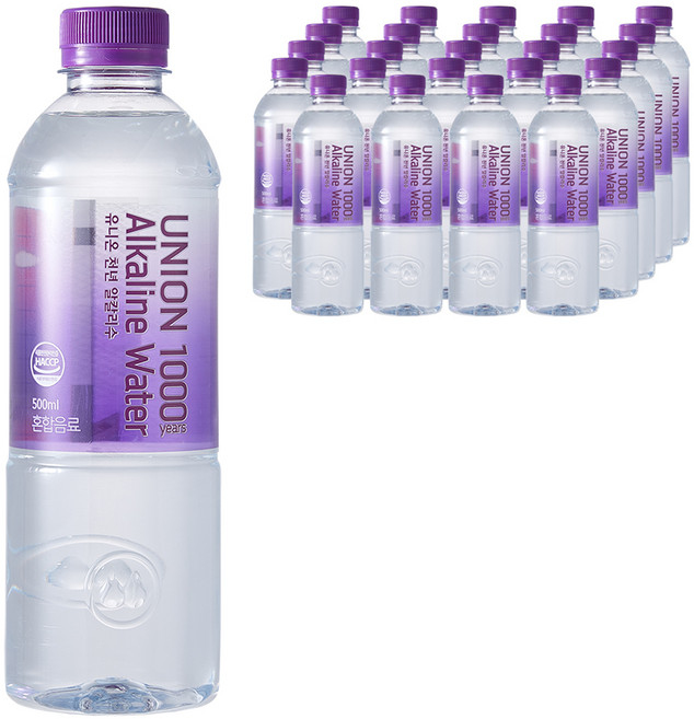 유니온천년알카리수, 500ml, 20개