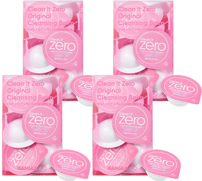 BANILA CO 芭妮蘭 Clean It Zero零感肌保濕卸妝膏旅行組, 3ml, 64顆