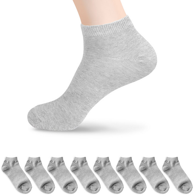 코지라벨 남성용 빅사이즈 프리미엄 2올 발목양말 8켤레 세트